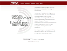 Tablet Screenshot of mkpe.com